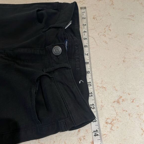 AEO next level stretch JEGGING stretch distressed jeans SZ 6 regular - Picture 9 of 12